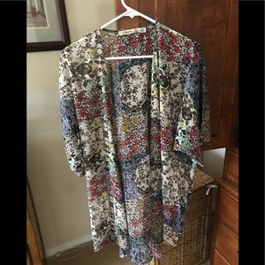Floral print kimono style size XL